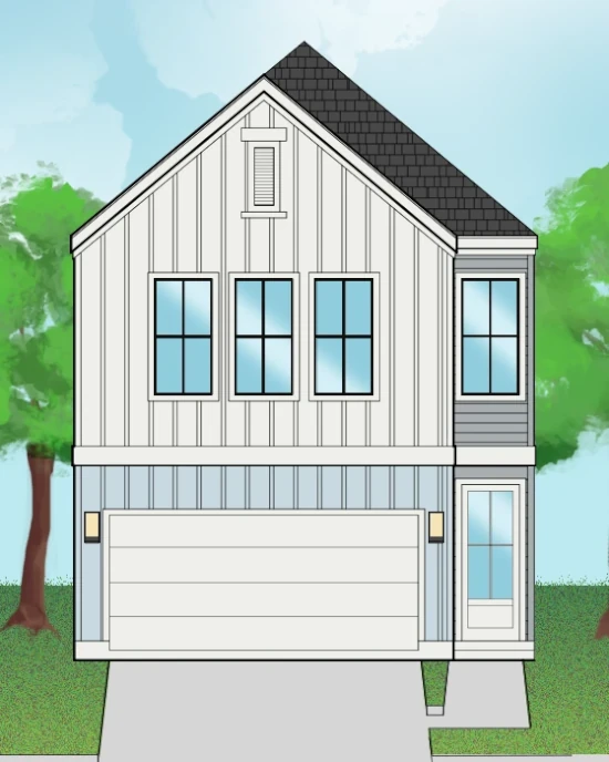 New Home for Sale in Houston near Buffalo Speedway - Model F1