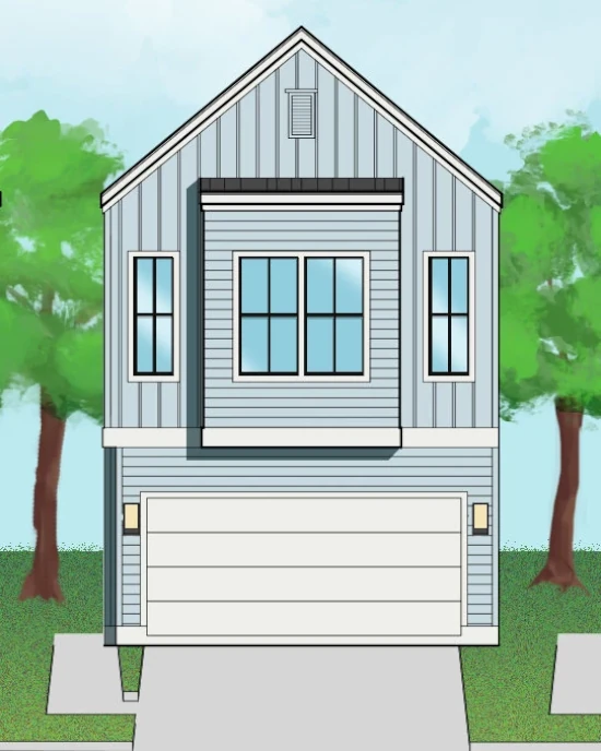 New Home for Sale in Houston near Buffalo Speedway - Model F1