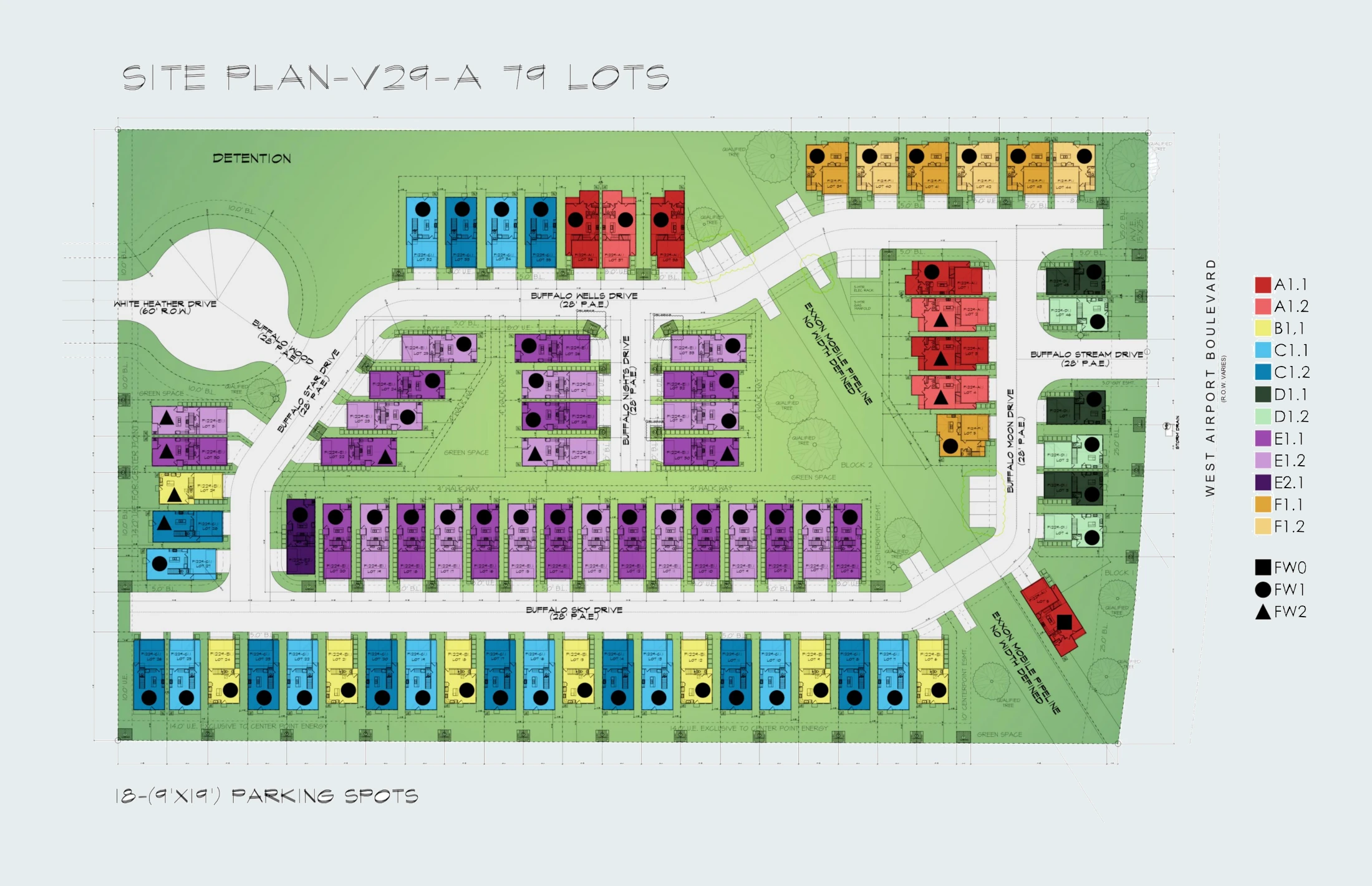 Residential Development at Buffalo Way Villas Plan